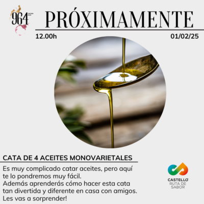 Taller y cata de aceites